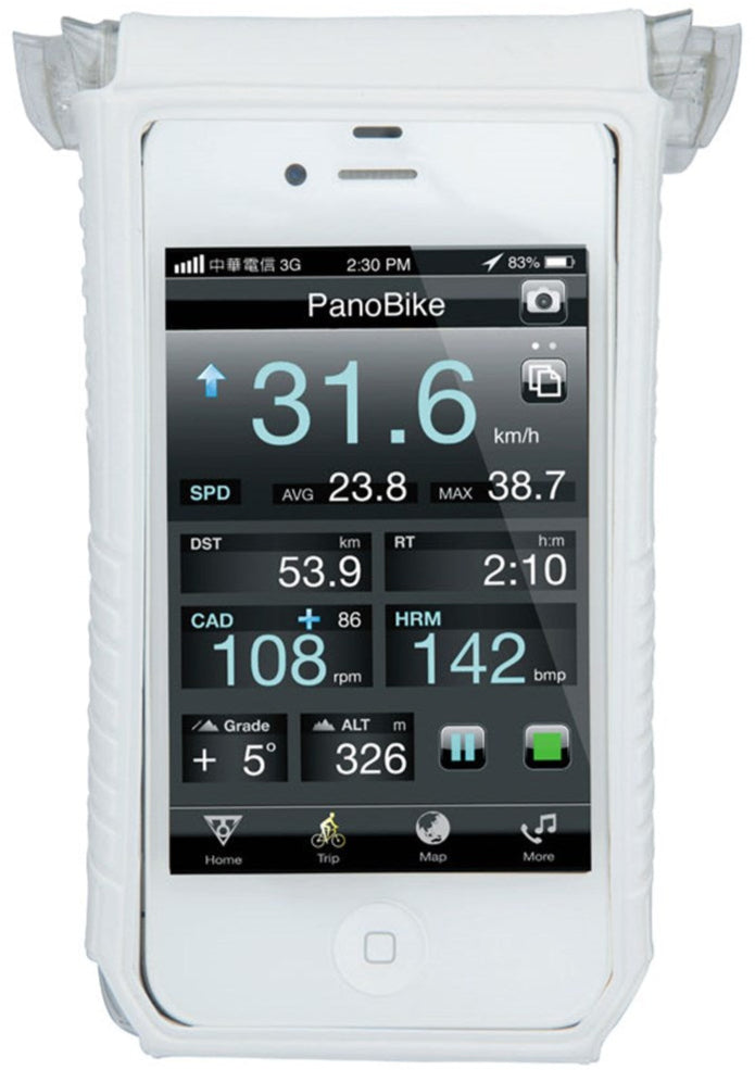Topeak Smartphone Drybag 4" for 3"-4" Screen Smartphones White