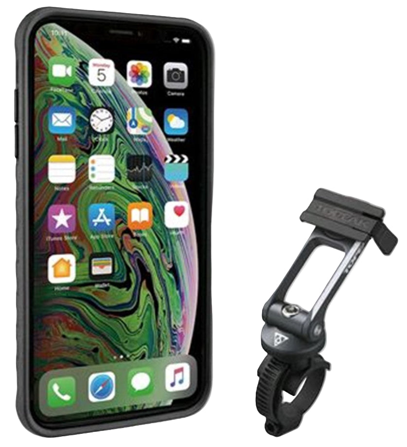 Topeak RideCase with Mount for iPhone XS Max Black/Grey