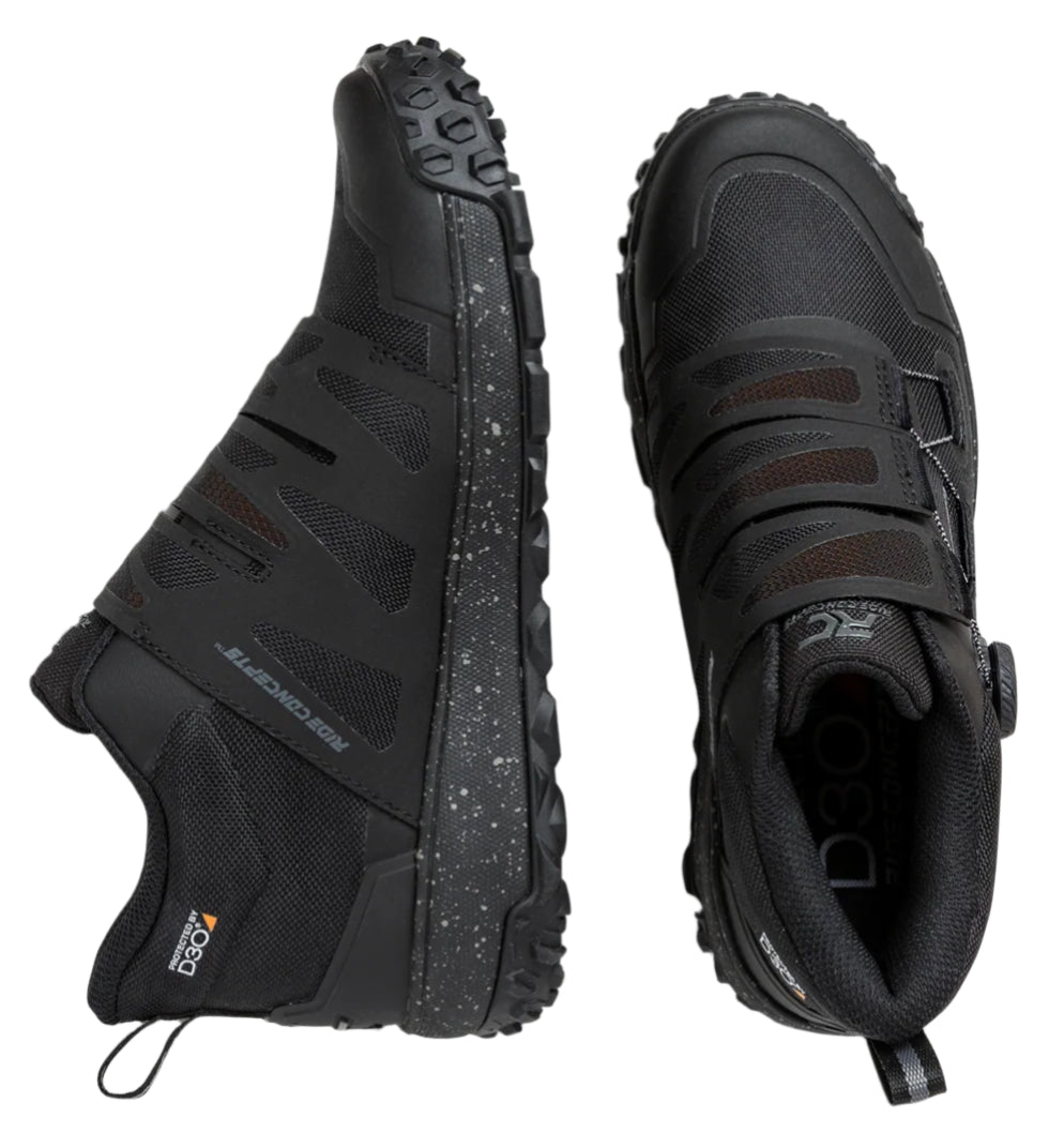 Ride Concepts Talla Mid CLB Mens Black/Charcoal Shoes