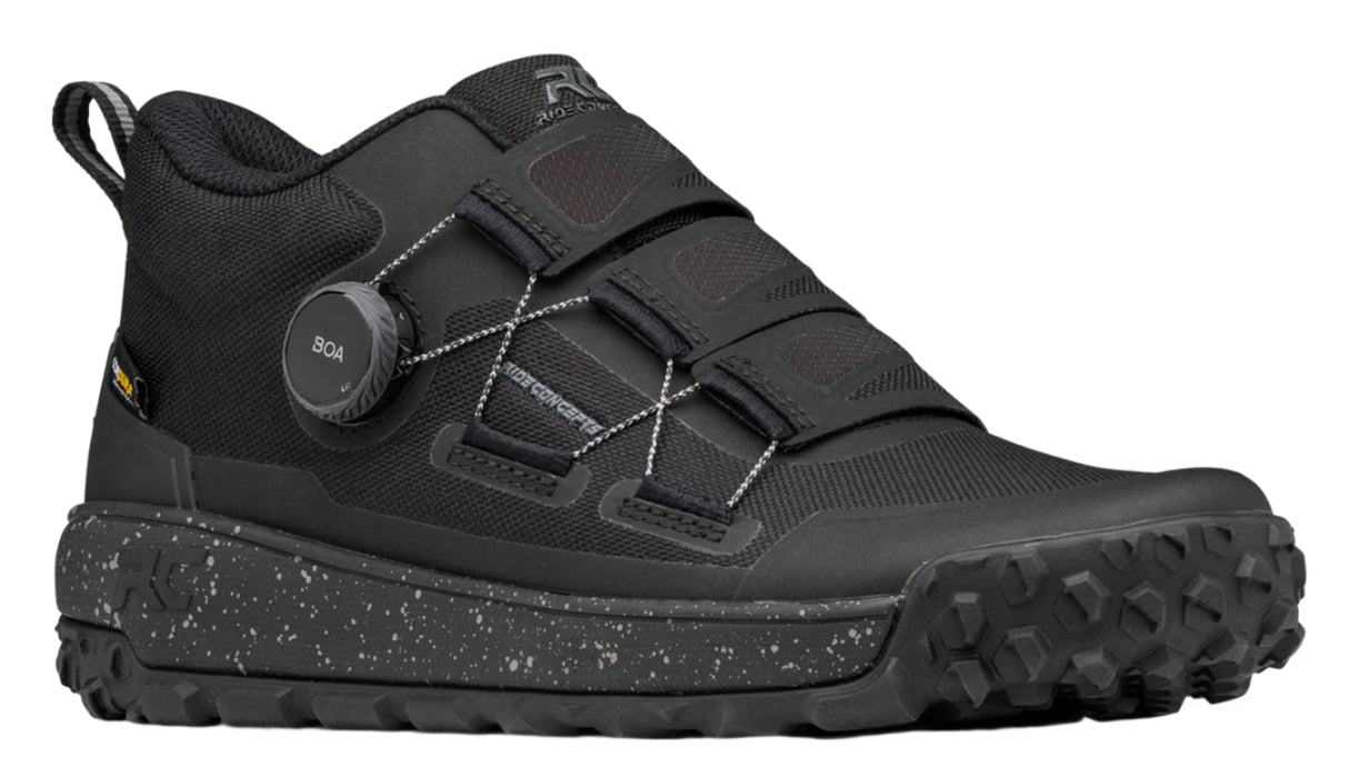 Ride Concepts Talla Mid BOA Mens Black/Charcoal Shoes