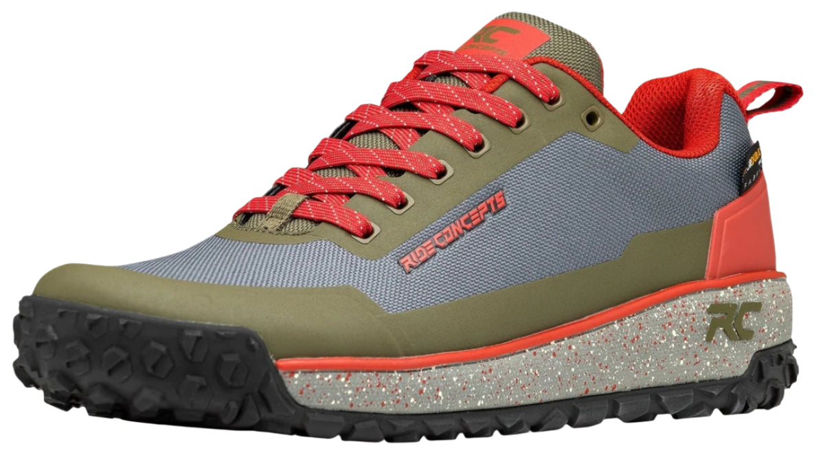 Ride Concepts Tallac Mens Charcoal/Oxblood Shoes