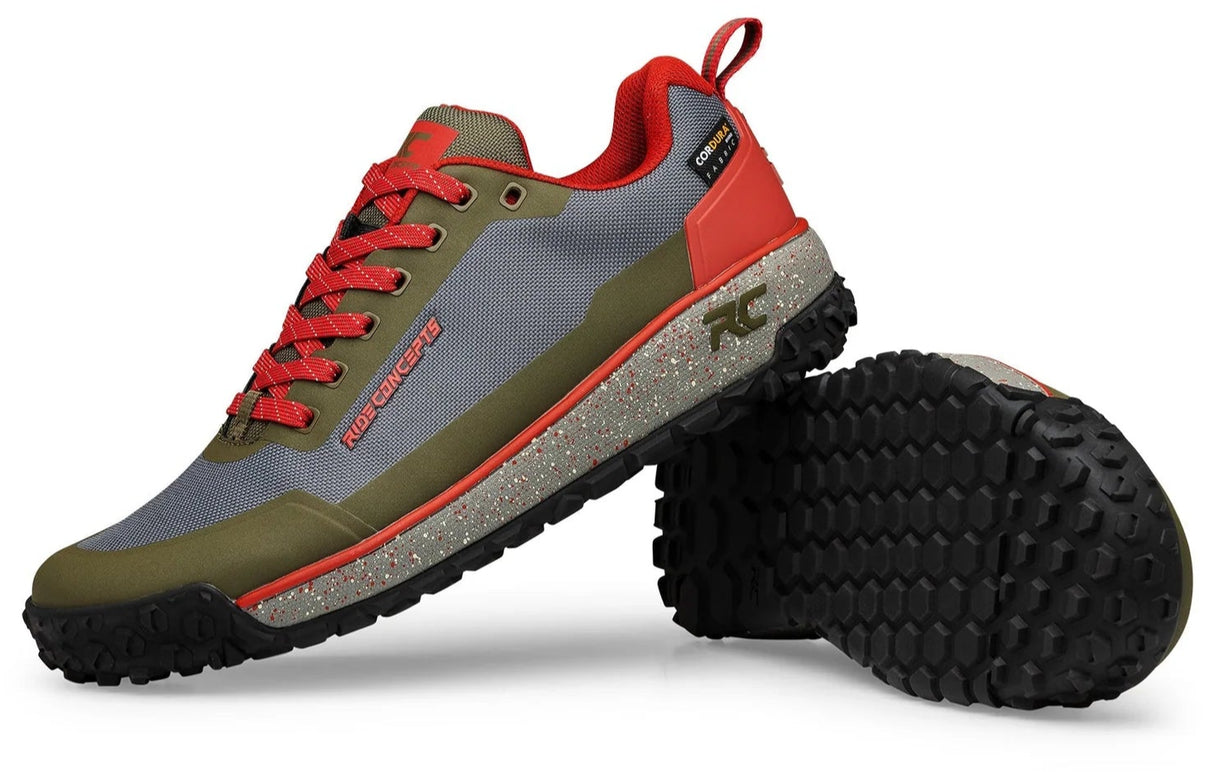 Ride Concepts Tallac Mens Charcoal/Oxblood Shoes