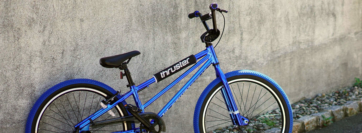 Thruster Tri-Power Pro XL 24" BMX Bike Blue Chrome