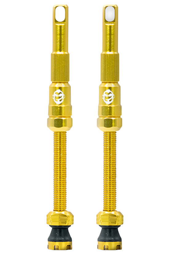 Tru-Tension FillFast Tubeless Valves Pair Gold
