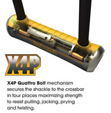 OnGuard Pitbull X-Series 14mm Key U-Lock 11.5cm x 23cm