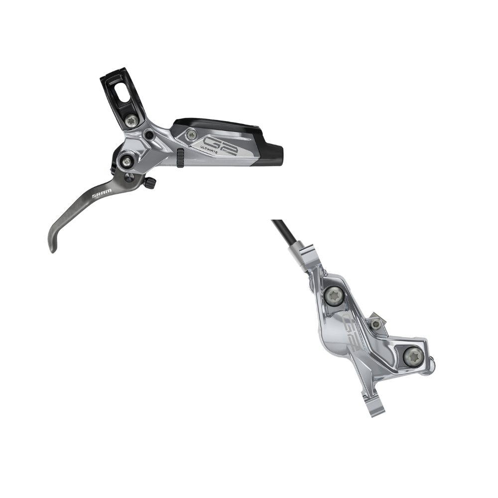 SRAM G2 Ultimate Carbon/Ti Grey Post Mount Lever/Caliper