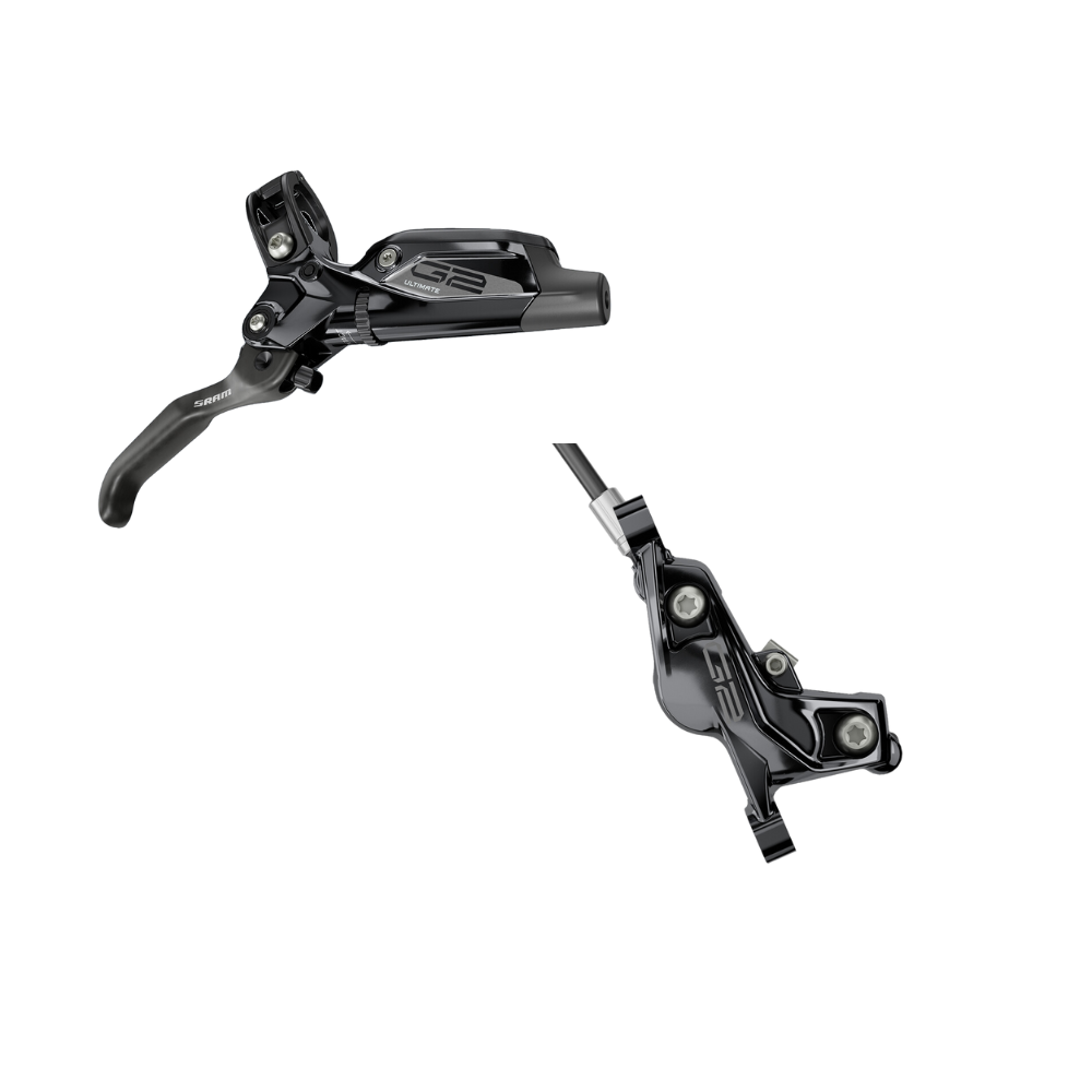 SRAM G2 Ultimate Carbon/Ti Gloss Black 2000mm Post Mount Lever/Caliper