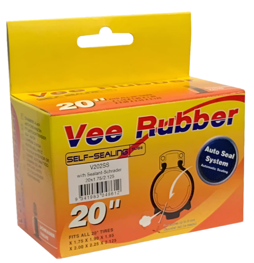 Freedom Tube 20"x1.75"/2.125" S/V Self-Sealing Inner Tube
