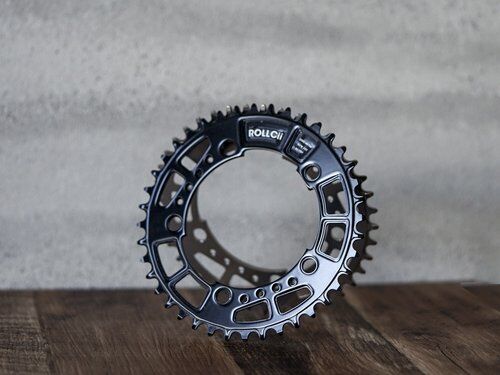 Veloci Cycles Rocker V2.1 BCD110 38T 12S Chainring (9-11S Compatible) Wet Black