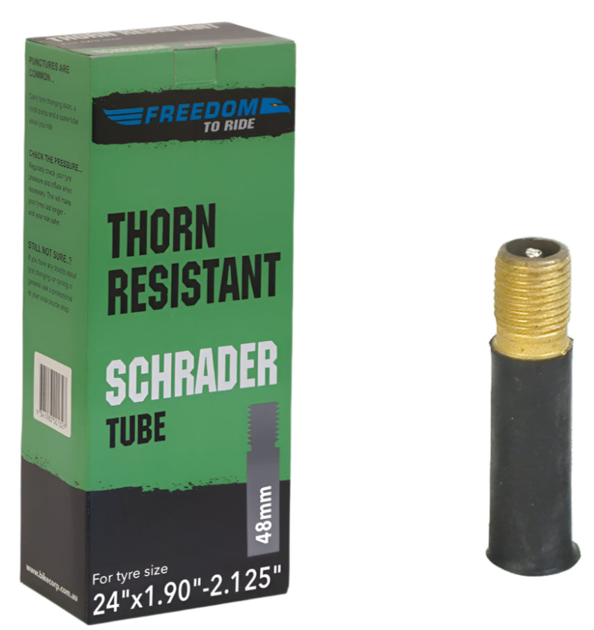 Freedom Thorn Resistant Tube 24"x2.125" 48mm Schrader Valve