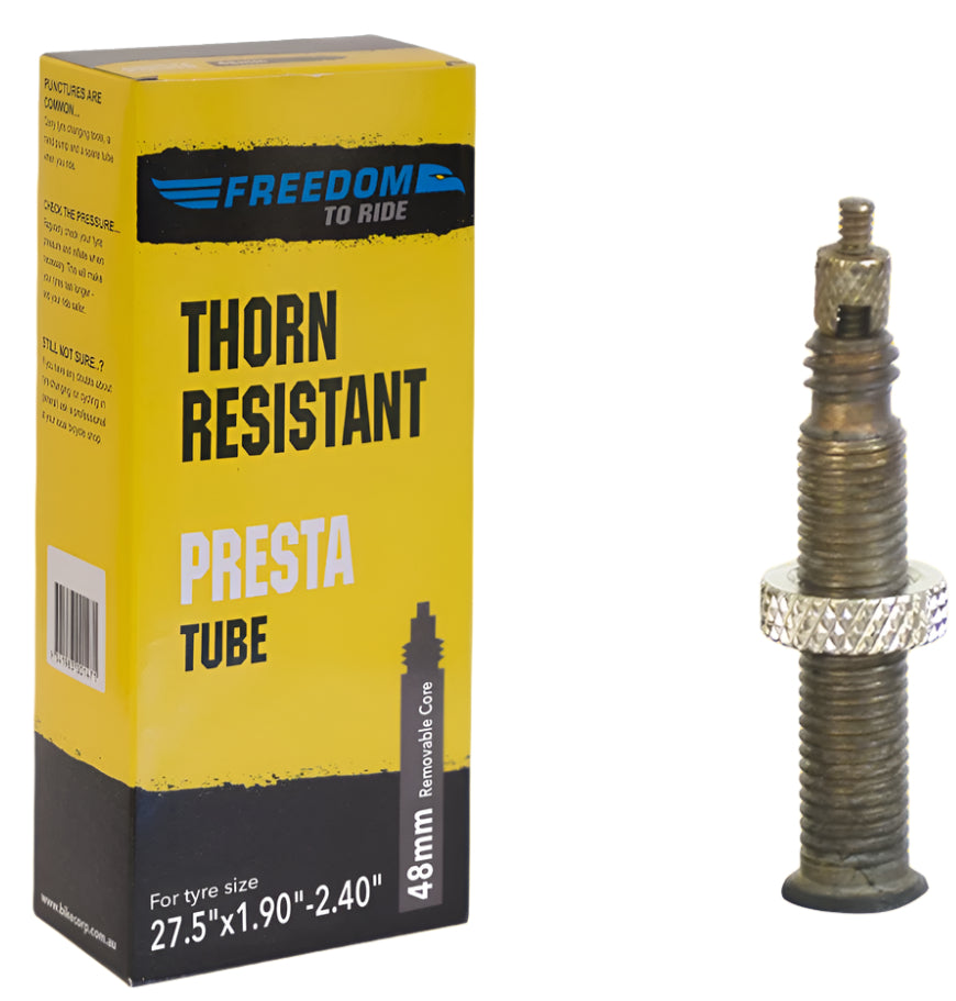 Freedom Thorn Resistant Tube 27.5"x1.9"-2.40" F/V 48mm Removable Core