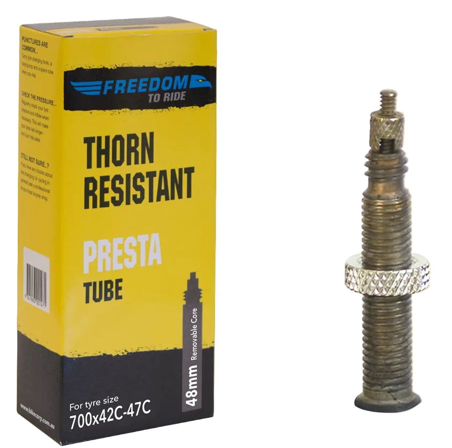 Freedom Thorn Resistant Tube 700x42/47C 48mm F/V Removable Core