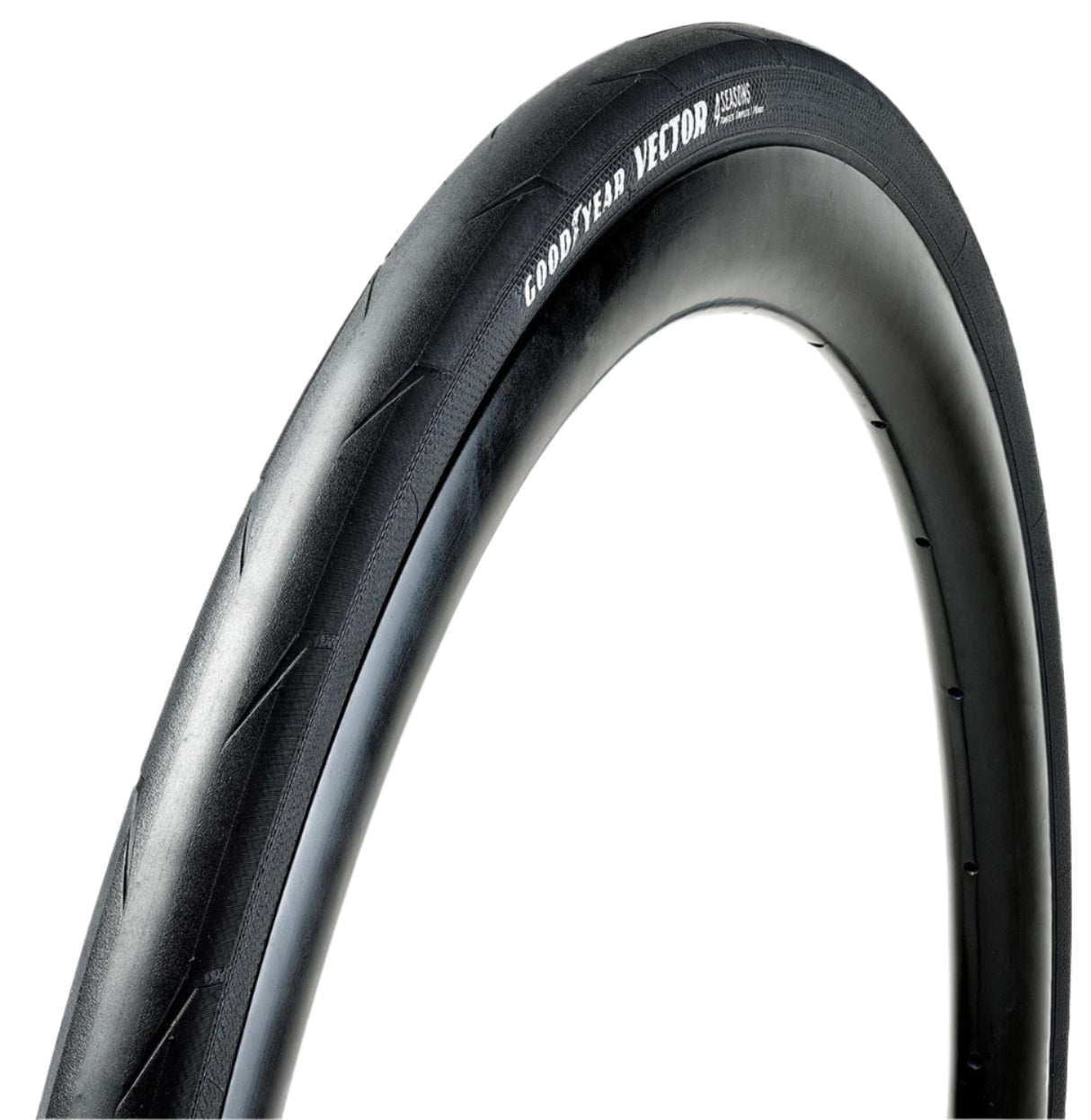 Goodyear Vector 4Seasons Tube Type 700x25 Black - Armour - Folding Tyre