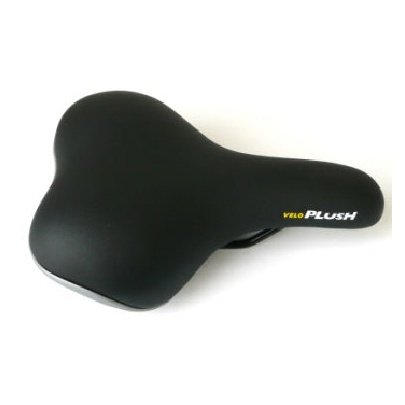 Quality Velo Ladies Comfort Vinyl Top Saddle 220 x 200mm Black