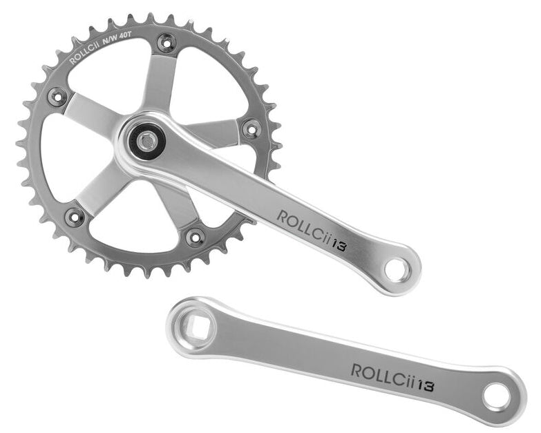 Veloci Rollcii 13 Crank BCD130 Polish Silver