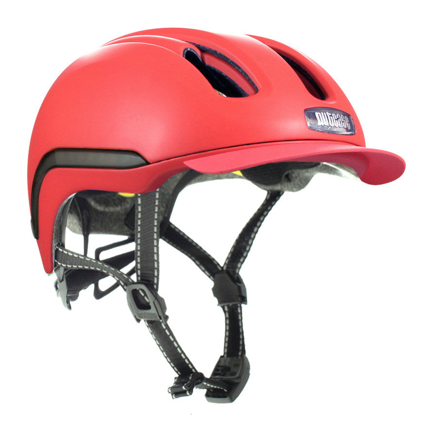 Nutcase Vio Reef MIPS Helmet Red w/Led Lighting – Crooze