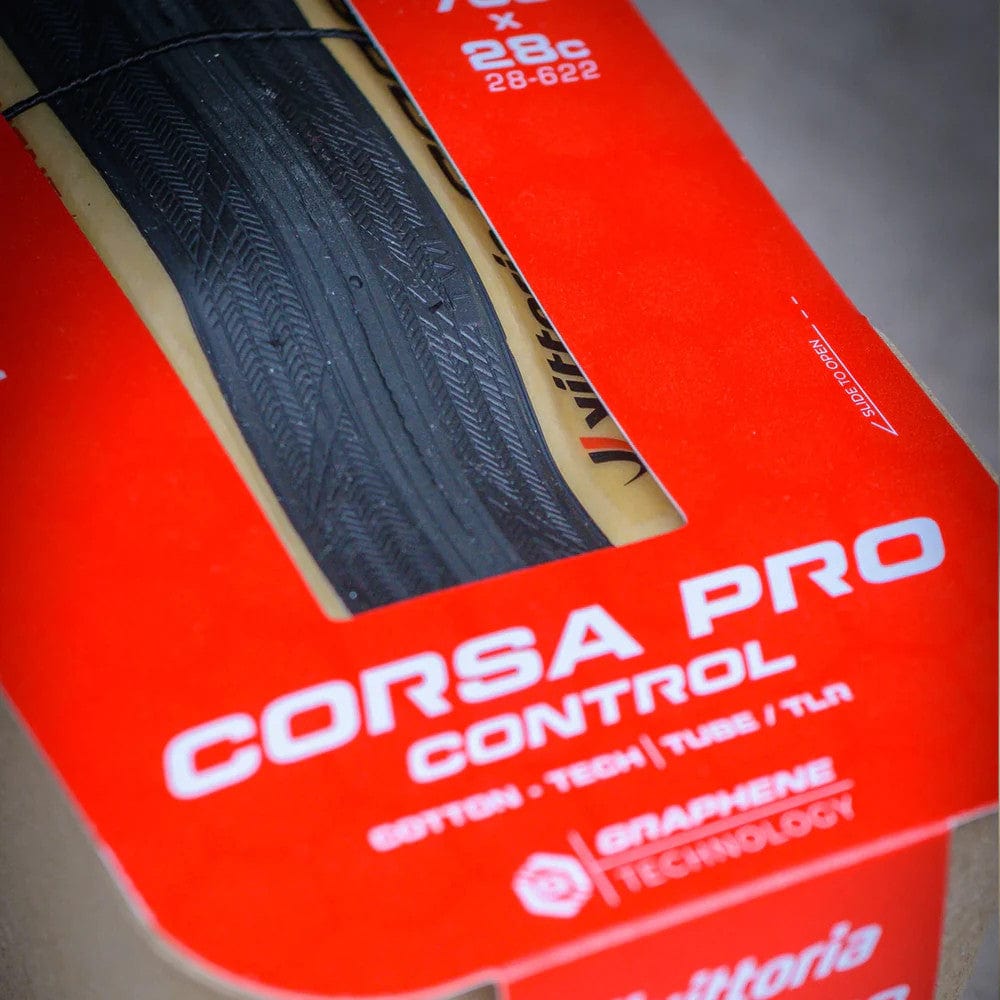 Vittoria Corsa Pro Control 700x26c TLR Road Tyre Black/Para