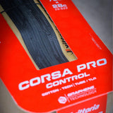 Vittoria Corsa Pro Control 700x26c TLR Road Tyre Black/Para