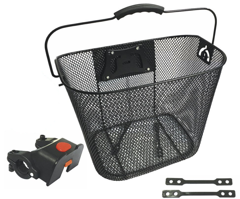 Azur Wire Mesh Front Basket with QR Adjust