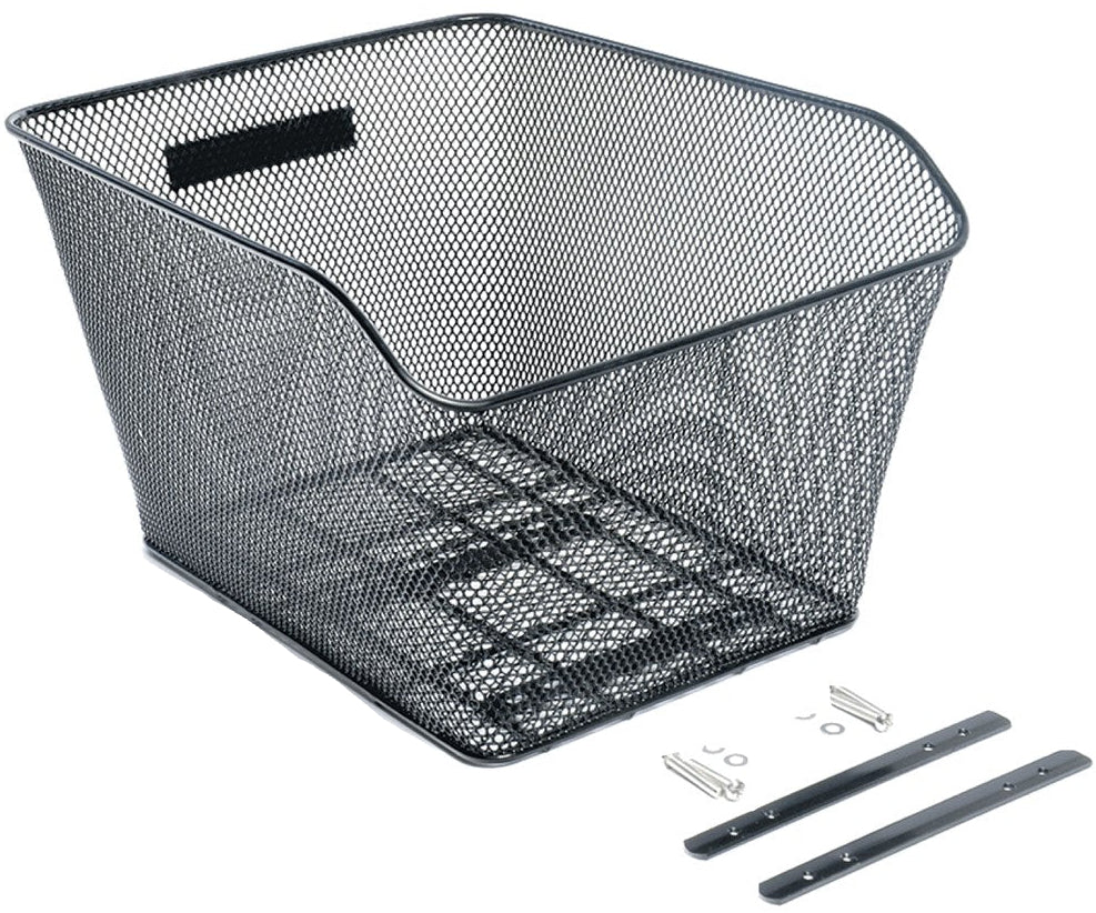 Azur Wire Rear Mesh Basket Black