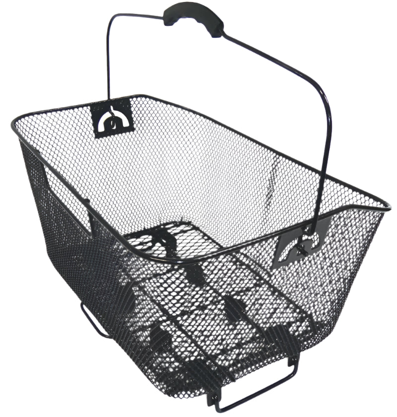 Azur Rear Mesh Wire Basket Black