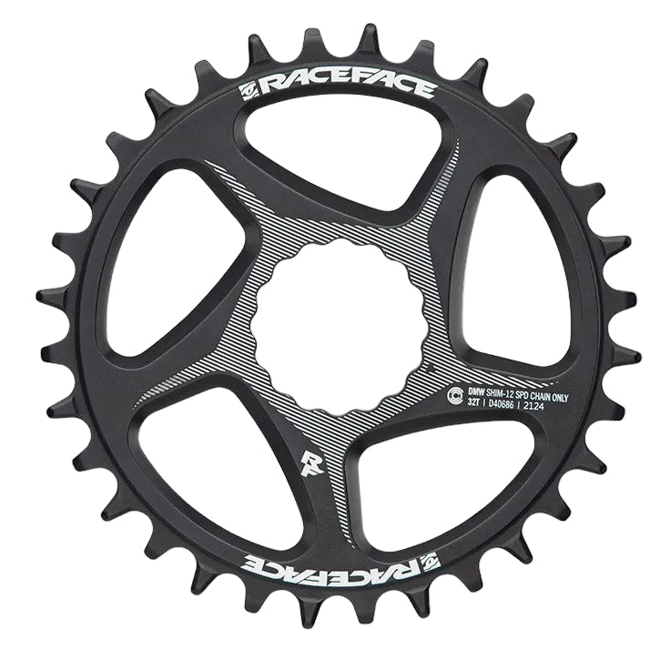 Race Face Direct Mount Wide 30T Shimano 12spd Black Chainring