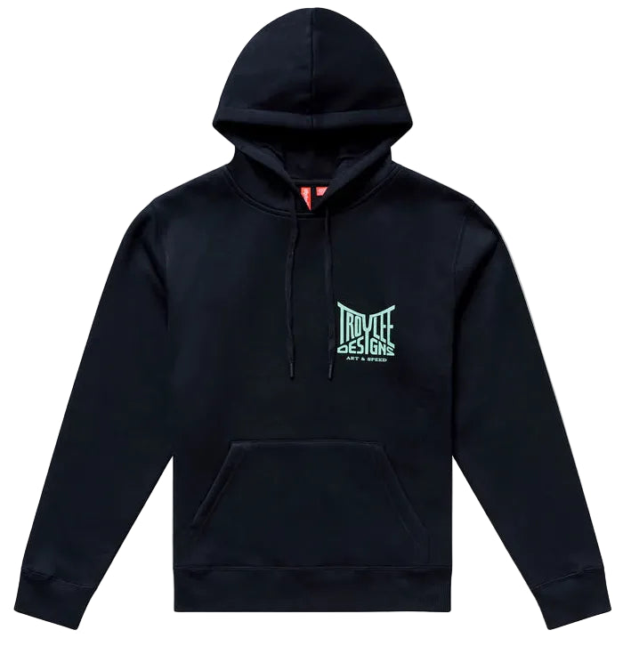 Troy Lee Designs Handlebar Womens Pullover Black FRONT