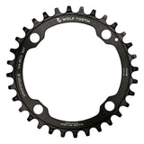 Power2Max Wolf Tooth 104 Bcd 1X Shimano 12Spd Chainring Black