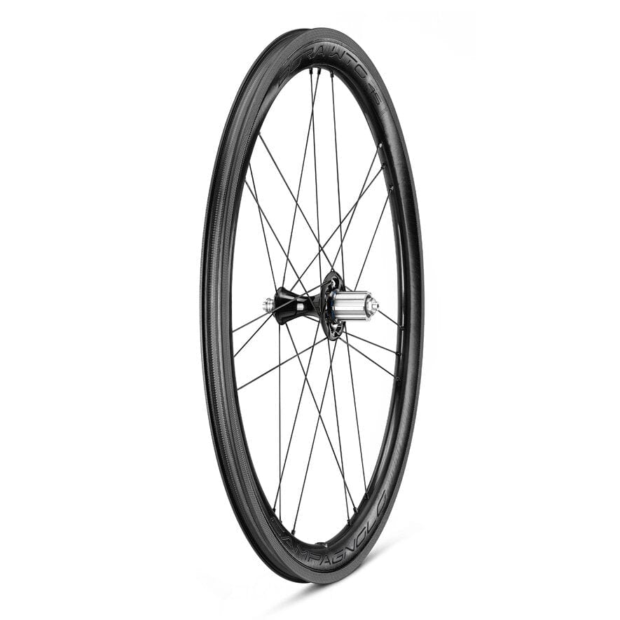 Campagnolo BORA WTO 45 Rim Brake 2WF Dark Wheelset + Brake Pads