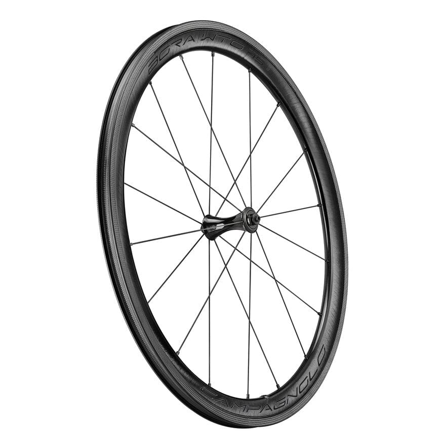 Campagnolo BORA WTO 45 Rim Brake 2WF Dark Wheelset + Brake Pads