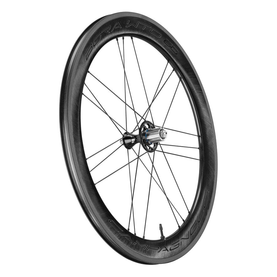 Campagnolo BORA WTO 60 Rim Brake 2WF Dark Rear Wheel - Campagnolo