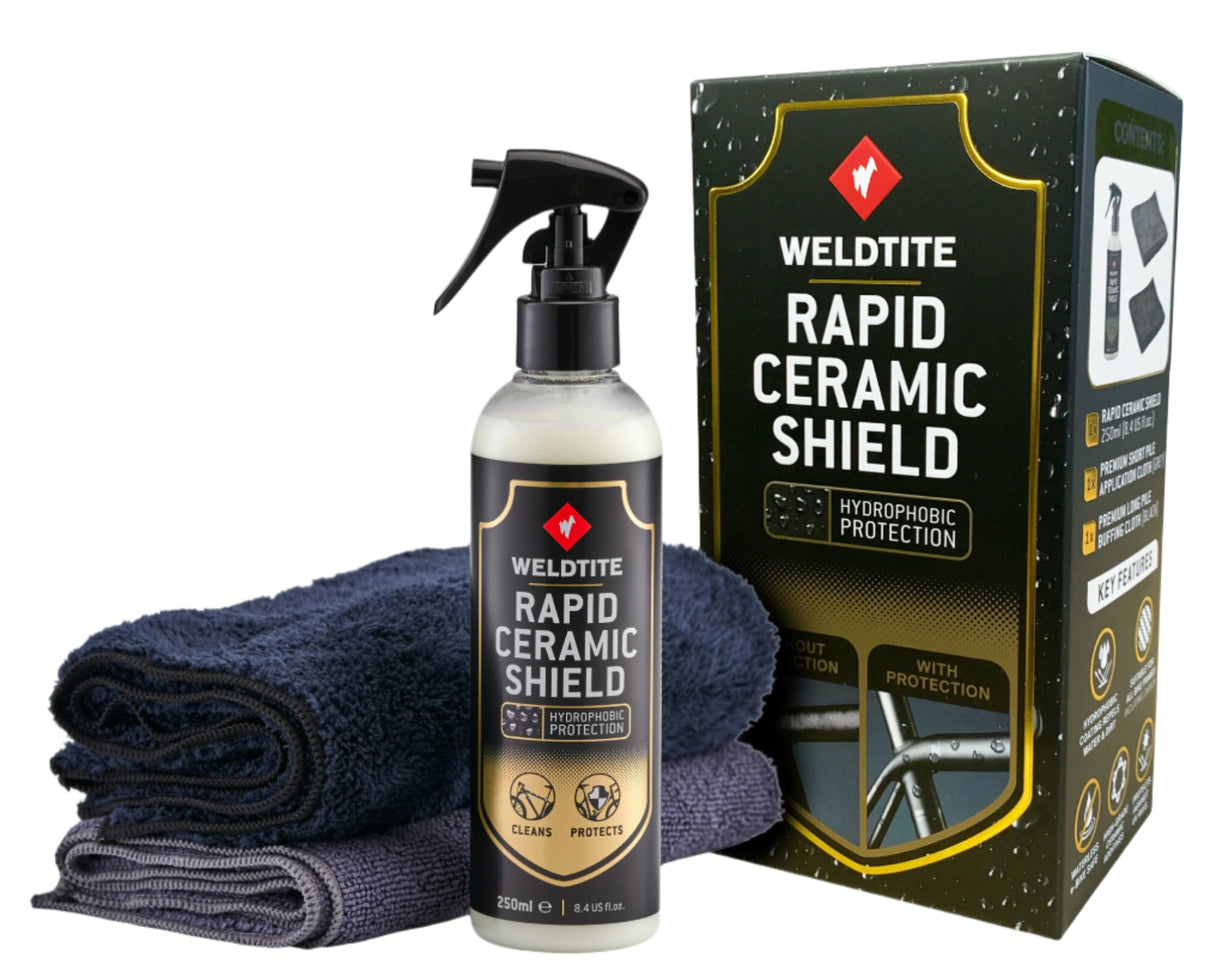 Weldtite Rapid Ceramic Shield Kit 250ml with Cloths
