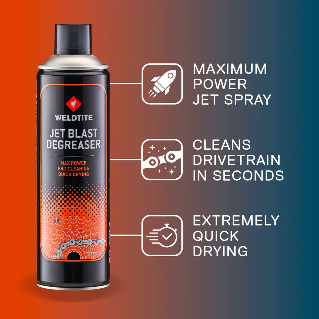 Weldtite TF2 Jet Blast Degreaser (500ml)