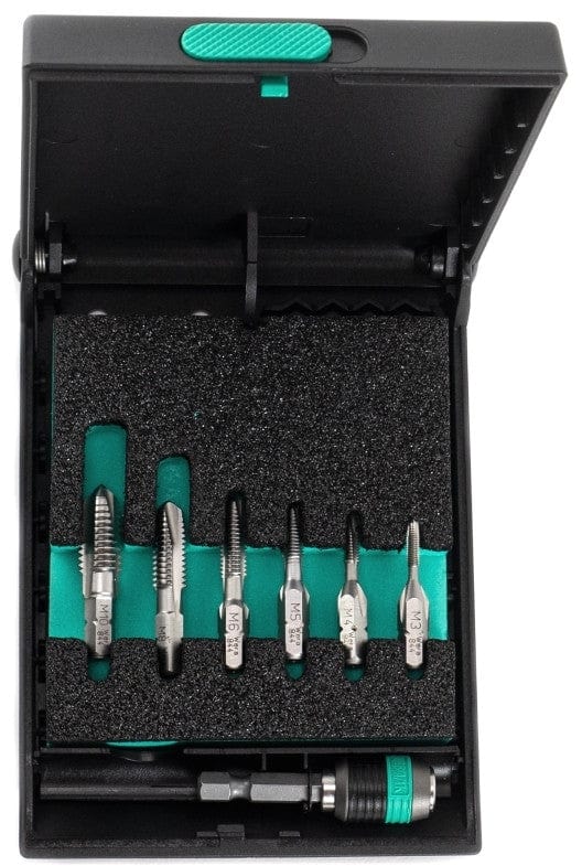 Wera Gewindebohrer-Bit-Satz 844 - 7-teilig, ideal für mobile Reparatur Wera Gewindebohrer-Bit-Satz 844 - 7-teilig, ideal für mobile Reparatur