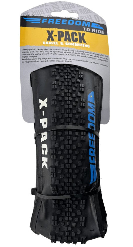 Freedom Tyre X-Pack 700c Folding Tyre Black