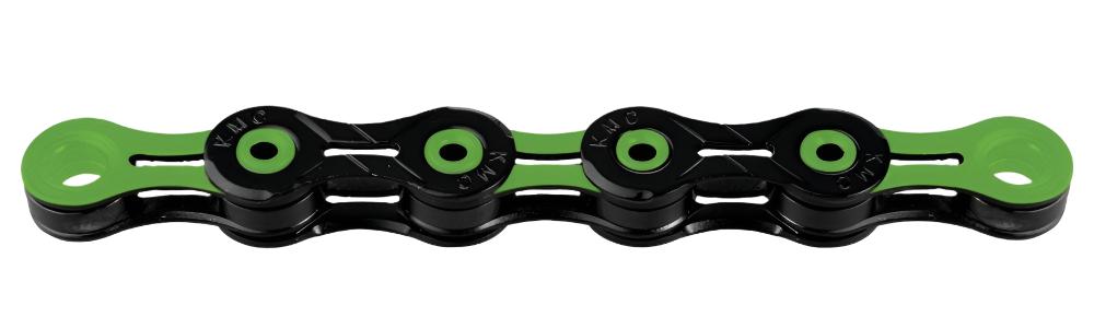 KMC DLC 11 SPEED 116 LINKS CHAIN GREEN