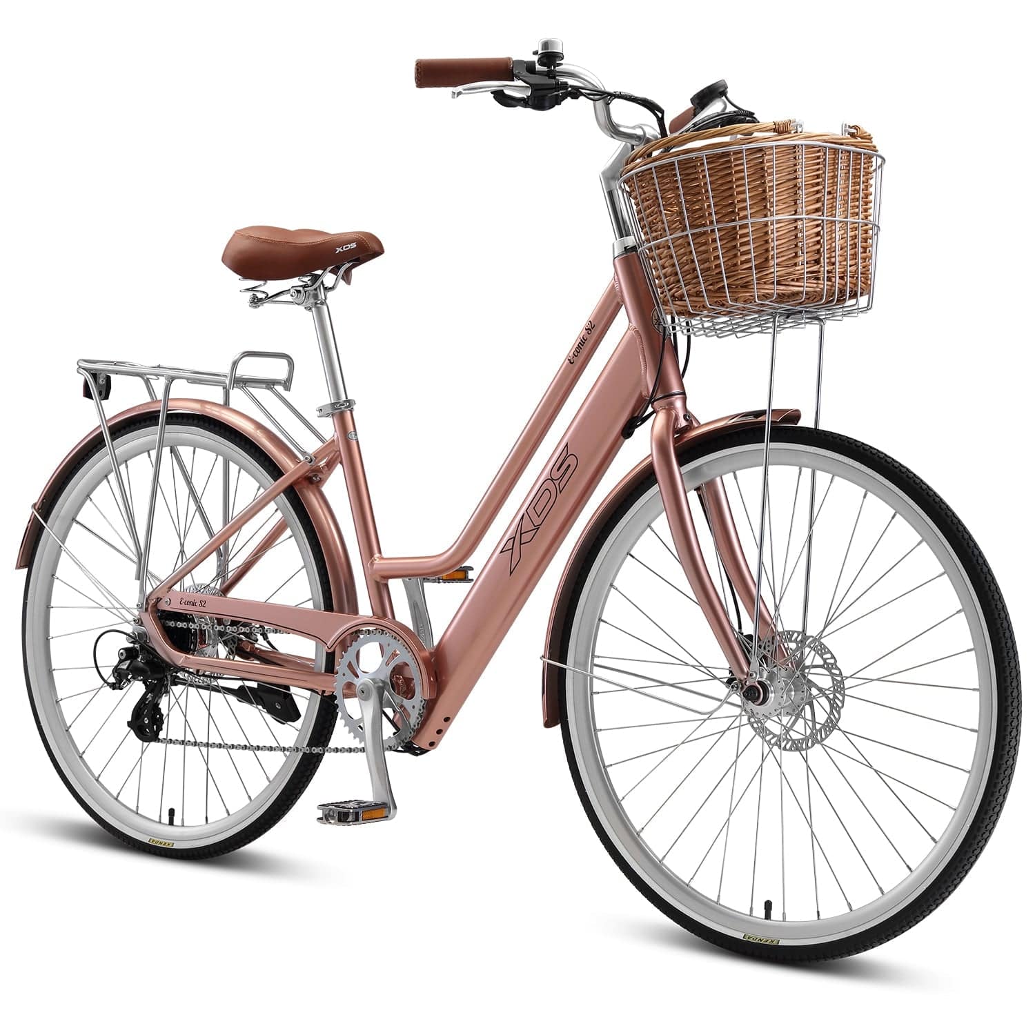 Rose gold sale bike basket