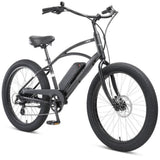 Icon E-Merge 26" Hub-Drive Cruiser Electric Bike Midnight Black