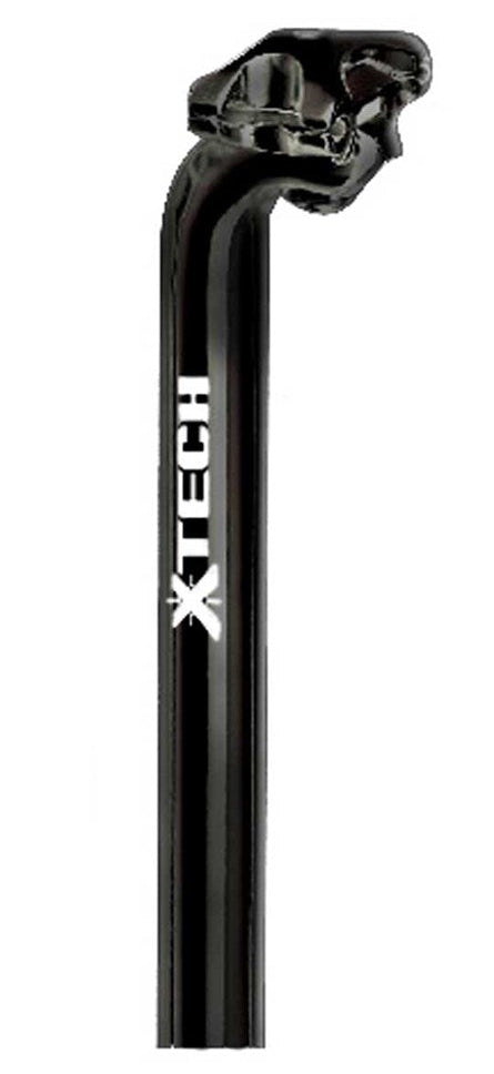 X-Tech Alloy 400mm Seat Post Black