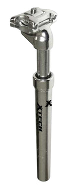 X-Tech Alloy Suspension Seat Post 350mm Silver 30.8mm