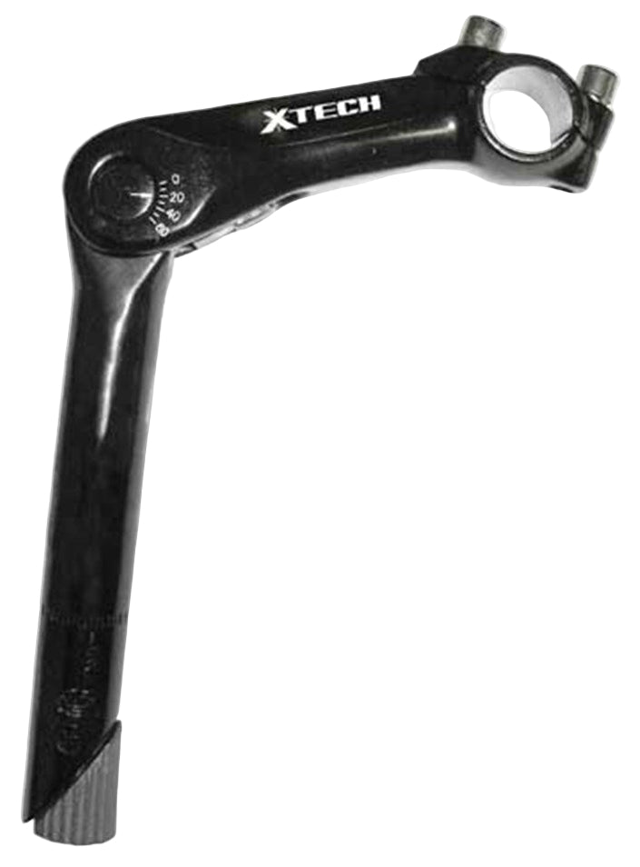 X-Tech Adjustable Quill Stem 1" x 25.4mm Silver