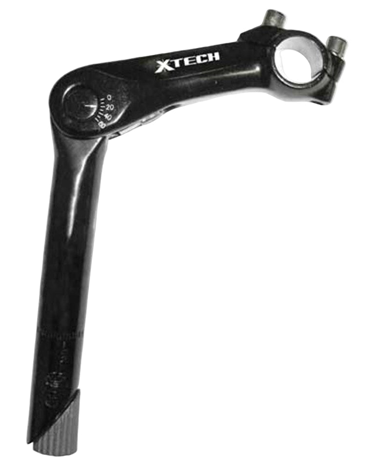 X-Tech Adjustable Quill Stem 1-1/8" x 25.4mm - Black