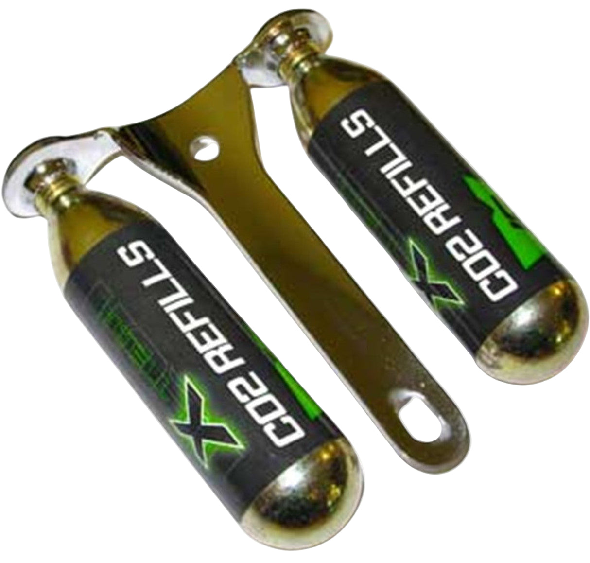 X-Tech Dual CO2 Cartridge Holder with 2 x 16g Cartridges