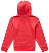 Troy Lee Designs Badge Youth Pullover Scarlet BACK