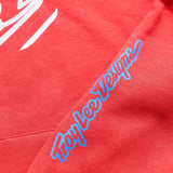 Troy Lee Designs Badge Youth Pullover Scarlet DETAILS