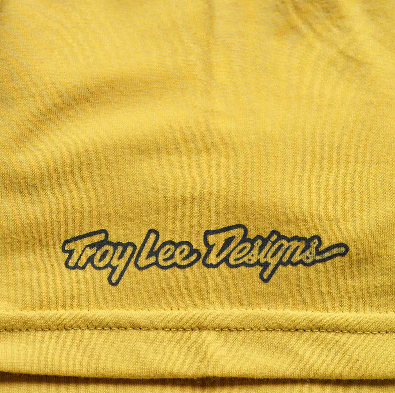 Troy Lee Designs Badge Youth Short Sleeve Tee Butter DETAILS