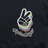 Troy Lee Designs Deuces Youth Short Sleeve Tee Black DETAILS