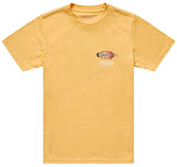 Troy Lee Designs Feathers Youth Short Sleeve Tee Bleached Melon FRONT