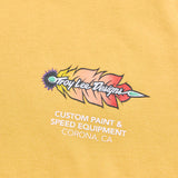 Troy Lee Designs Feathers Youth Short Sleeve Tee Bleached Melon DETAILS