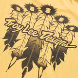 Troy Lee Designs Feathers Youth Short Sleeve Tee Bleached Melon DETAILS